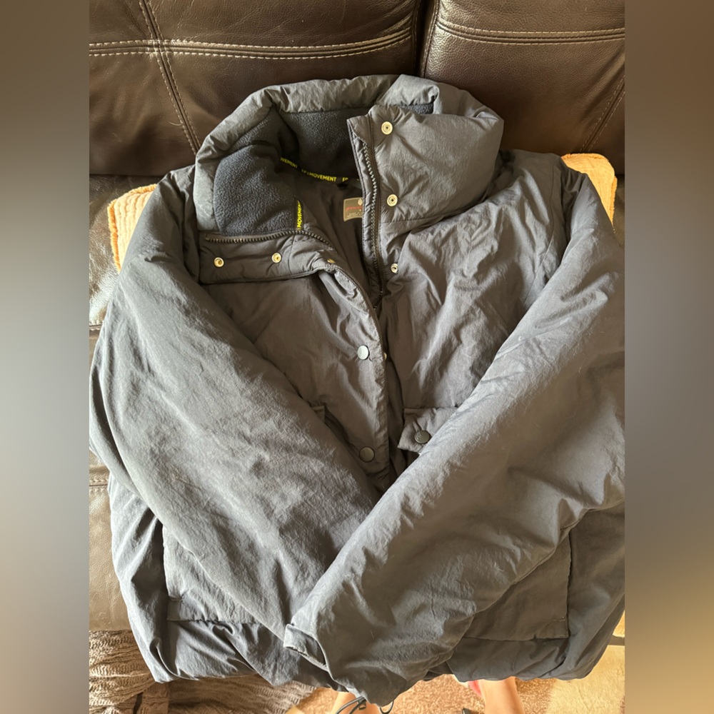 Free people sackable puffer size small black